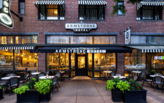 The Armstrong Hotel Exterior Evening